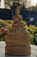 Zittende Boeddha,Buddha,Thai-goudkleur