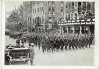 Hitler Duitse arbeidsdienst parade Berlin 