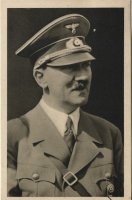 Hitler met postzegel Ceskoslovensko 10 Halero