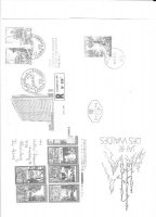 Aangeboden: Bomen op postzegels € 12,50