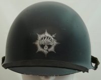 Helm, type: M53 (Troepenhelm), Korps Rijkspolitie,