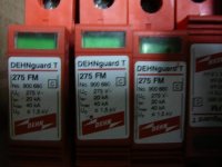 Sterkstroombeveiliging DEHNguard T 275 FM