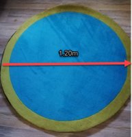 Rond tapijt diameter 1.20m