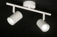 Plafondlamp spots 32cm of wandlamp bed