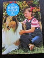 Vintage Junior King Puzzel met Lassie