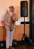 Live muziek saxofonist Robert voor feest