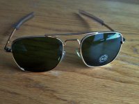 American Optical zonnebril-nieuw-14cm(ook door Tom Cruise