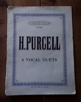 Aangeboden: Oud bladmuziek: H. Purcell - 6 vocal duets (augener`s edition No. 4129) t.e.a.b.