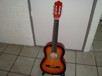 Gomez 3/4 klassieke gitaar vintage sunburst