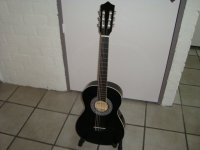 Gomez 3/4 klassieke gitaar zwart (nieuw)