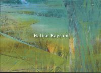 Halise Bayram painting and scraping; 2019