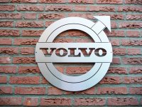 Uniek  Volvo RVS Logo.