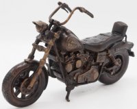 ﻿Harley Davidson motor bronzenbeeld is een