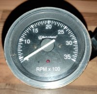 Toerenteller Robertson herstelling temperatuurmeter instrument