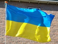 Nieuwe vlag oekraine 90 x 150cm