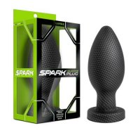Spark - Siliconen Anaal Plug Carbon