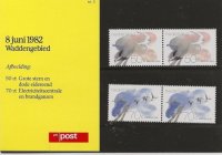 PTT postzegelmapje Waddeneiland 1982