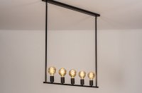 Hanglamp 100cm zwart bar tafel eettafel