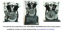 Harley Davidson motorblokken in de (grote