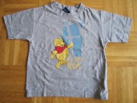 Lichtgrijs Gemeleerd T-Shirt met Winnie The
