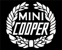 COOPER stickers wit Classic MINI. 