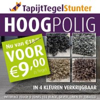 Top kwaliteit hoogpolige tapijttegels Nieuw -