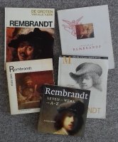  4 Rembrandt boeken + 1