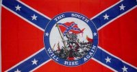 The Confederate battle flag