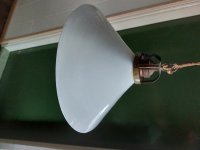 IndustriÃ«le Opaal Glazen Hanglamp 
