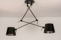 Hanglamp zwart 150cm eettafel eethoek bar