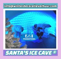 Ijsrots verhuur santa;s icecave opstelling kortrijk