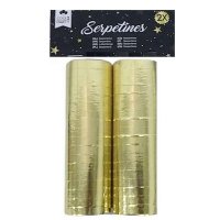 Serpentines feestslingers goud of zilver 2x18
