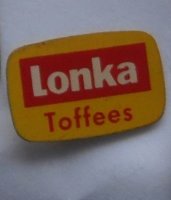 Aangeboden: Pin Lonka toffees t.e.a.b.