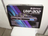 Nieuw: OMNITRONIC UHF-302 2-kanaals draadloos microfoonsyst.