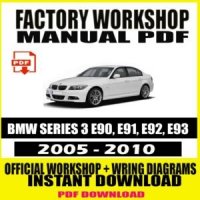 BMW WORKSHOP / SERVICE / REPAIR
