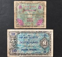 Bankbiljetten Duitsland 1944 - Alliierte Militärbehörde