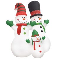 VidaXL Sneeuwpopfamilie opblaasbaar 240 cm(345360)