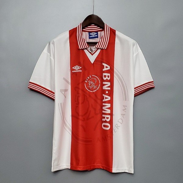 Ongewijzigd College Broers en zussen Ajax Retro Thuis Shirt 1995/1996 Kluivert Davids De Boer te Koop Aangeboden  op Tweedehands.net