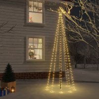 VidaXL Kerstboom met grondpin 310 LED\'s