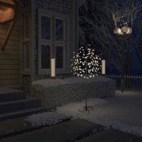 VidaXL Kerstboom warmwit licht kersenbloesem 150