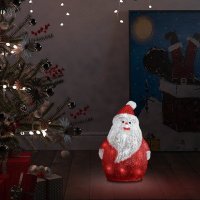 VidaXL Kerstfiguur kerstman LED 28 cm
