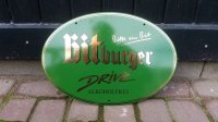 Emaille bord Bitburger