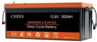 CHINS LiFePO4 Battery 12V 300Ah Lithium