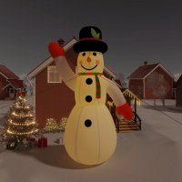 VidaXL Sneeuwpop opblaasbaar met LED\'s 805