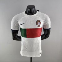 Portugal uit speler-versie shirt 2022 Ronaldo