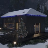 VidaXL Kerstverlichting ijspegel met 100 LED\'s