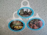 3 stickers martini reizen wedstrijd 1974-1975,