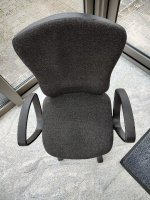 Luxe verstelbare bureaustoel zwart/grijs