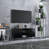 VidaXL Tv-meubel met metalen poten 103,5x35x50