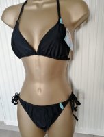 Mooie Zwarte Triangel Bikini - Small